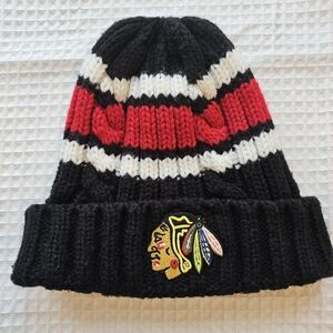 Chicago Blackhawks Hockey Team Beanie Hat